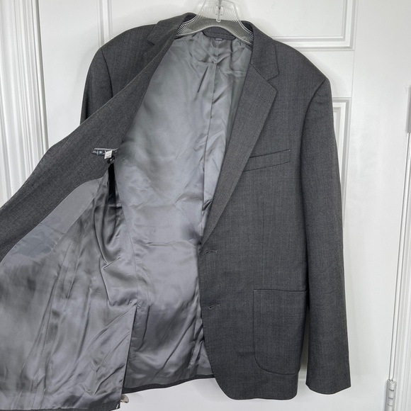 BONOBOS Stretch Italian Wool Blazer NEW Grey Size 38R Standard Fit - Picture 7 of 13